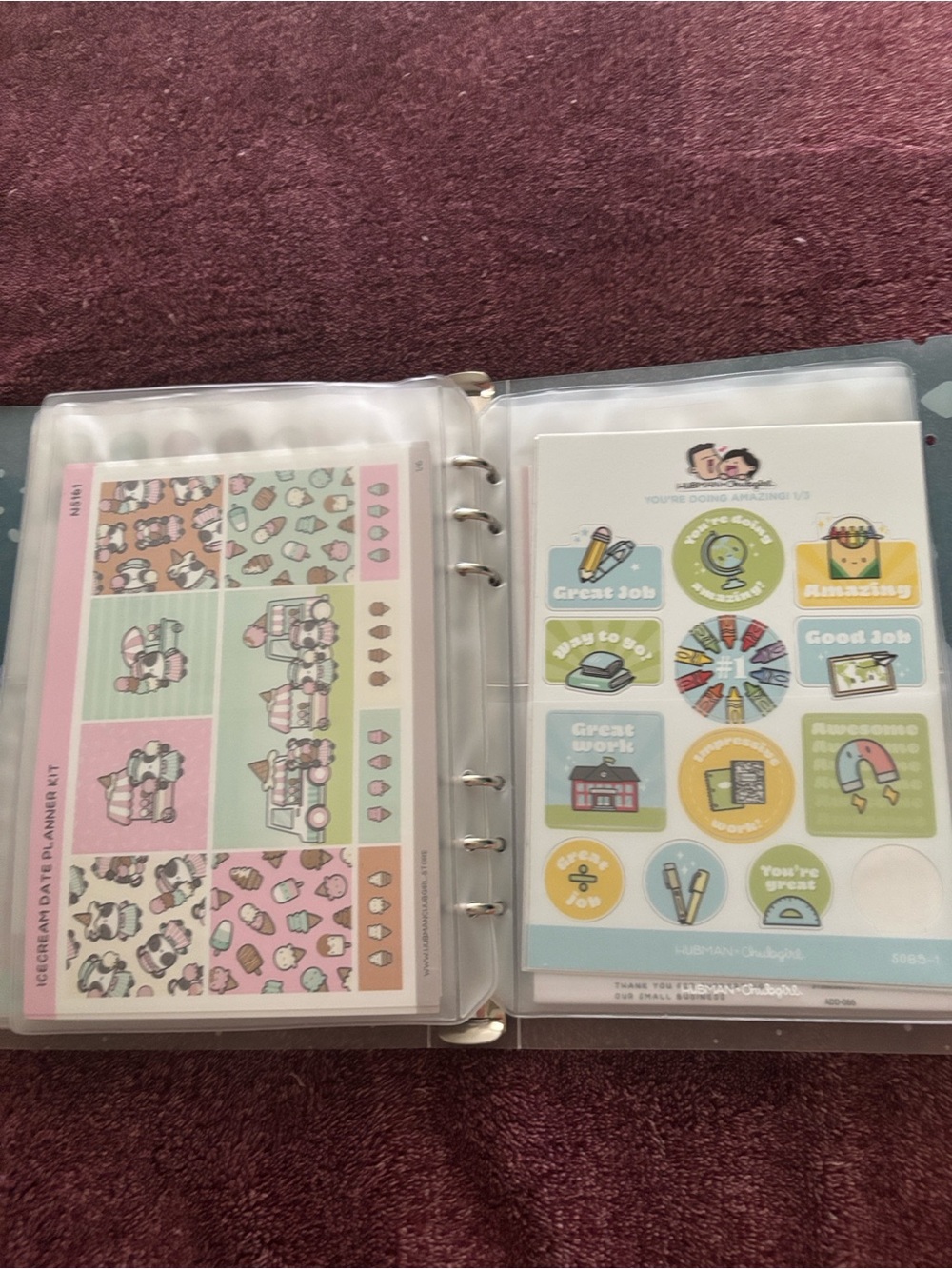 LARGE HADMAN & Chub girl Sticker collection +binder - Picture 12 of 15